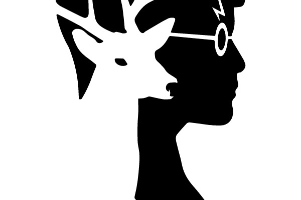 Deer Head Silhouette