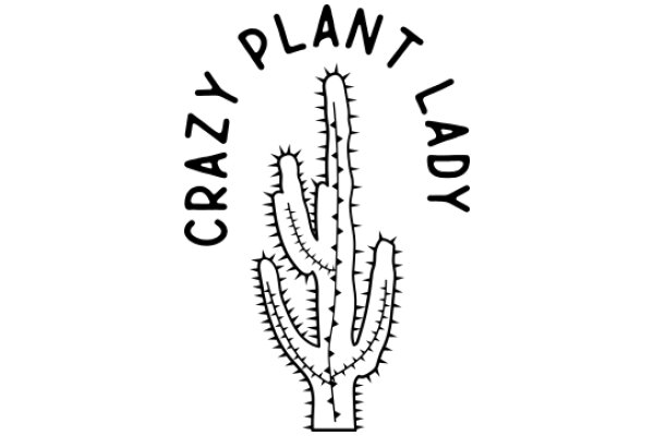 Cactus Illustration with Text: A Playful and Creative Design