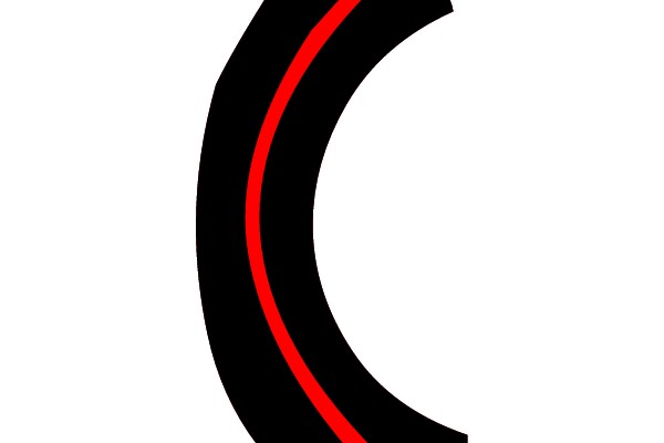 Simplified Arc with Red Line
