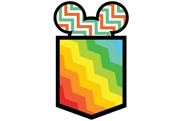 Rainbow Chevron Ears