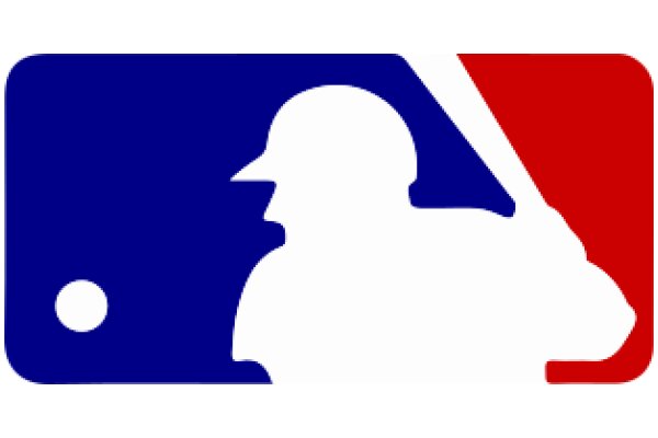 Major League Baseball Logo with Silhouette of Player and Ball