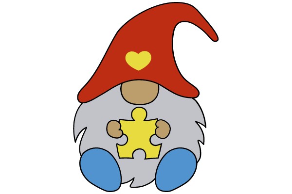 Enchanted Puzzle Piece Gnome