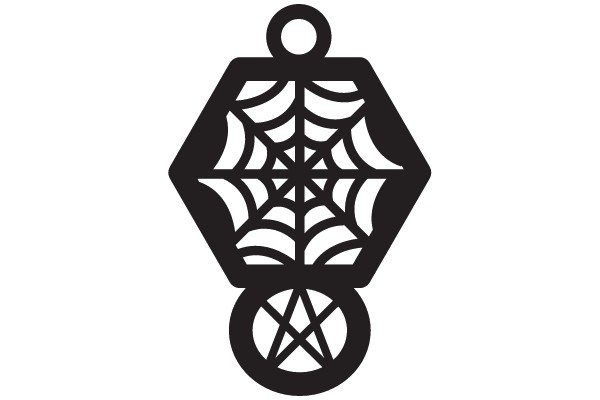Stylized Spider Web Logo