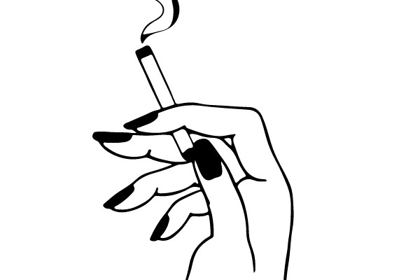 Cigarette in Hand
