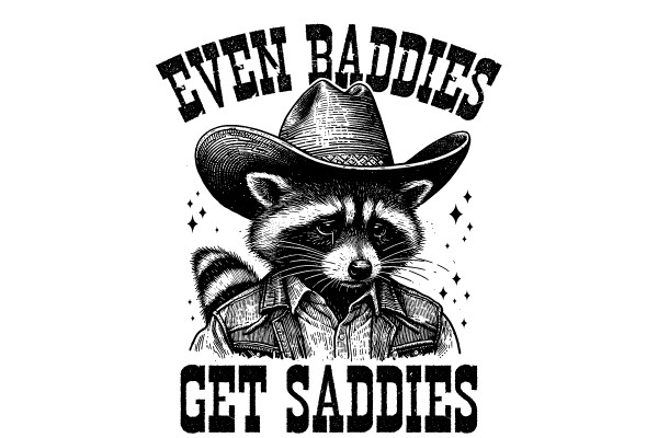 Raccoon Rodeo: The Tale of Even Baddies and Saddles