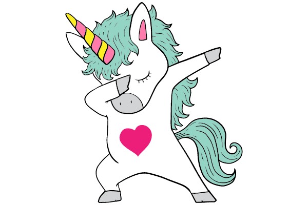 Dancing Unicorn Clip Art