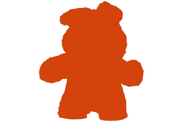 Red Teddy Bear Silhouette