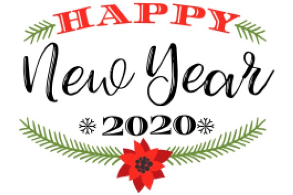 Happy New Year 2020: A Festive Greeting with a Touch of Holiday Spirit