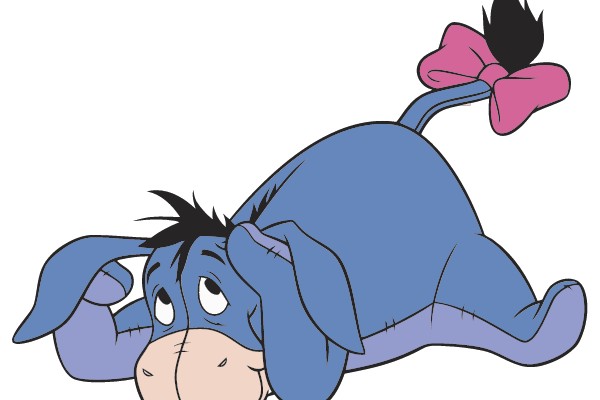 Eeyore's Regretful Fall