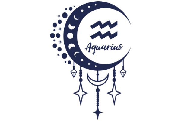 Aquarius Zodiac Sign Logo