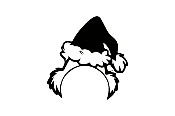Winter Hat Outline