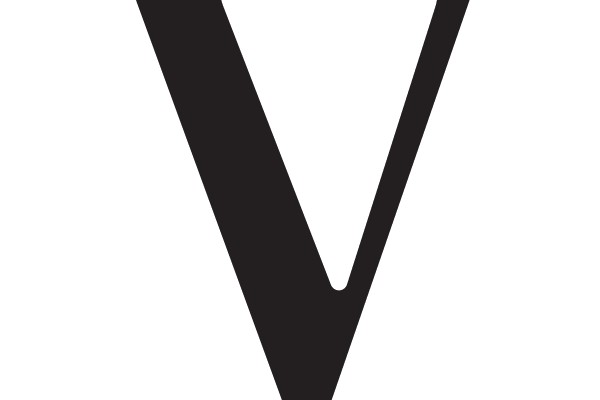 Bold Black Letter V