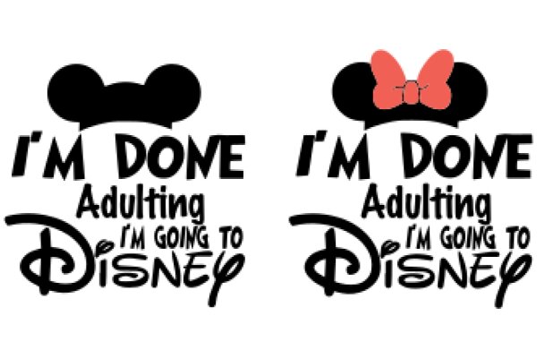 A Playful Take on Disney's Iconic Mickey Mouse: A Humorous Advertisement for Adulting
