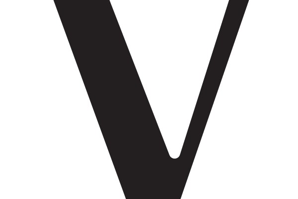 Bold Black Letter V