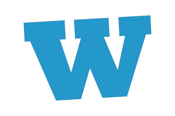 Bold Blue Capital Letter 