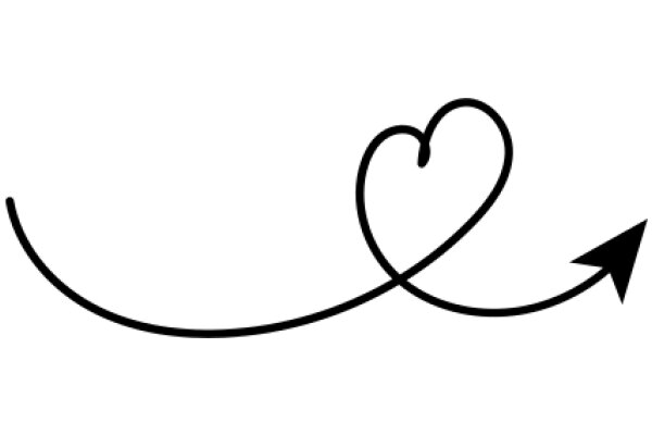Simplistic Logo with a Heart and Arrow