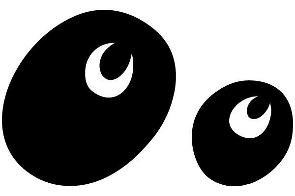 Simplified Yin Yang Symbol Design