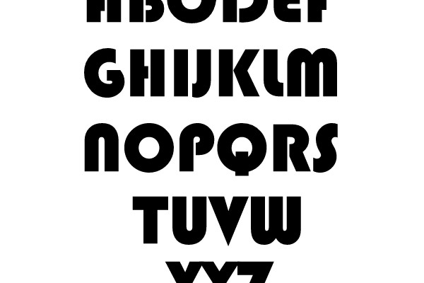 Alphabet Typography