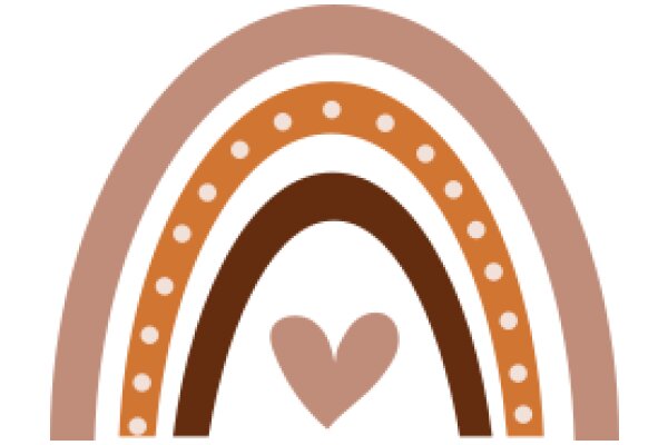 A Colorful Arch with a Heart at the Center