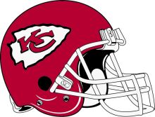 Kansas City Chiefs Football Helmet