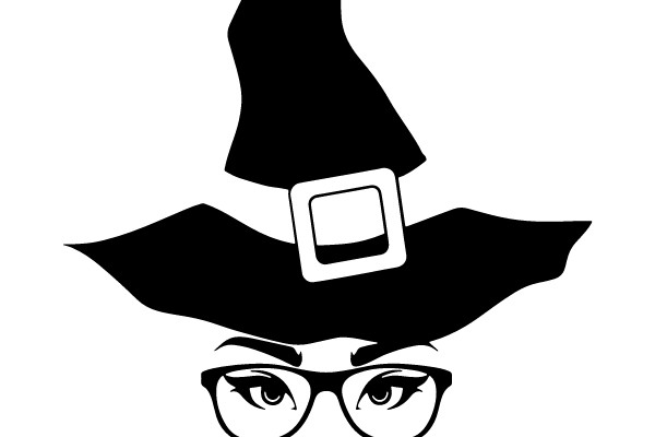 Witch's Hat and Glasses Illustration