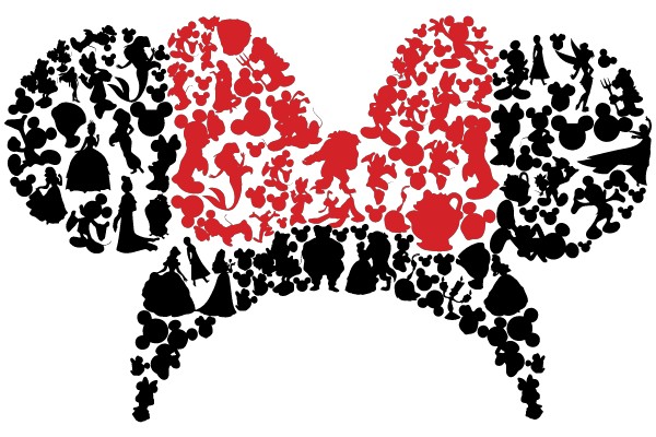 Whimsical Silhouettes: A Celebration of Disney Characters