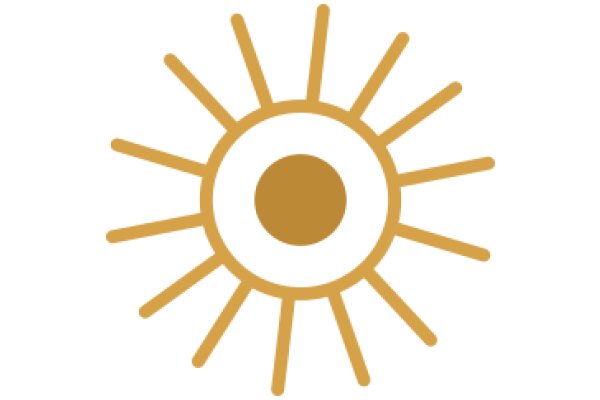 A Simplistic Illustration of a Sun with Rays