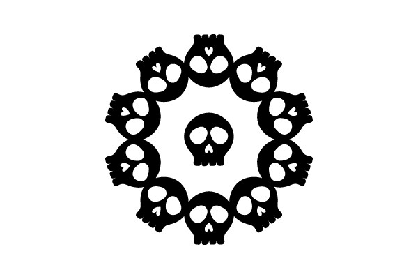 Skull and Owl Mandala