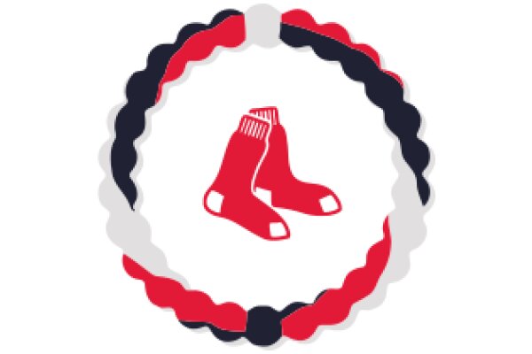 A Graphic Design of a Baseball Glove and a Bat, Surrounded by a Colorful Border