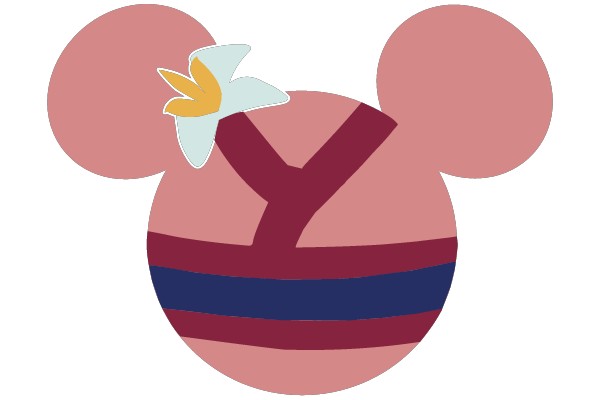 Mickey Mouse Hat with Flower