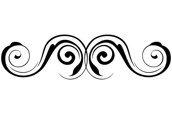 Classical Swirls: A Timeless Ornament Design