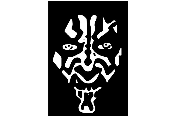 Symmetrical Abstract Face