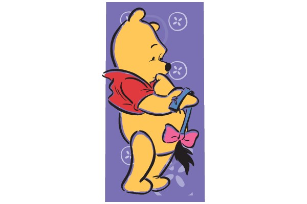 Winnie the Pooh as a Superhero.