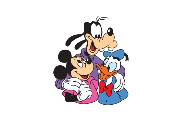 Three Classic Cartoon Characters