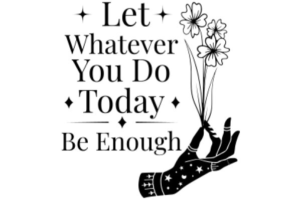 Let Your Actions Speak Louder Than Your Words: A Daily Reminder to Be Enough