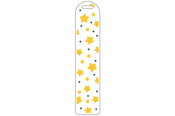 Stylish Phone Case with a Yellow Star Pattern