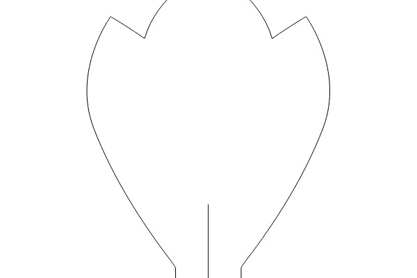 Simplified Geometric Shape: A Minimalist Artwork