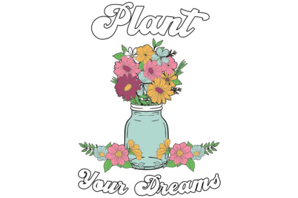 Floral Bouquet in a Jar: A Symbol of Nature's Beauty and Your Dreams