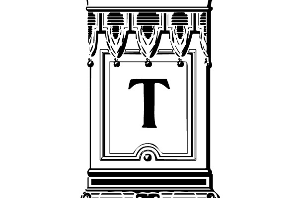 Elegant Emblematic Frame with Centrally Displayed 