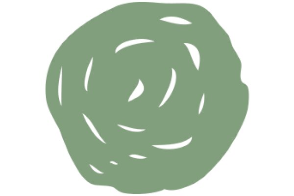 A Simple, Green, Abstract Design