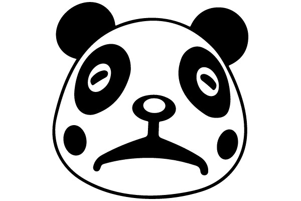 Panda Face Clip Art