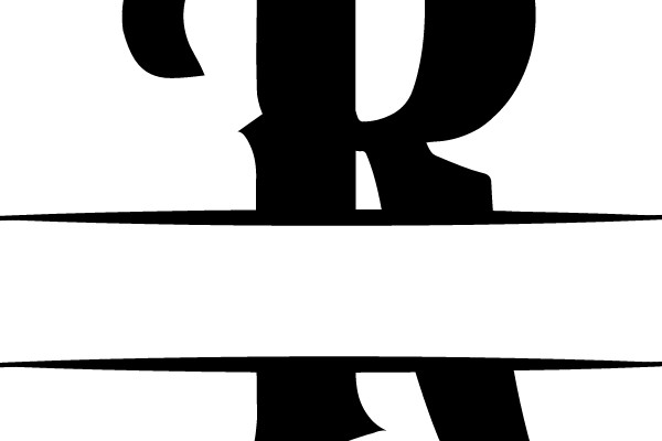 Bold Gothic Letter R