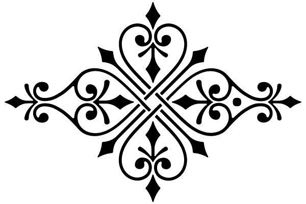Ornament 615: Intricate Vintage Flourish Design