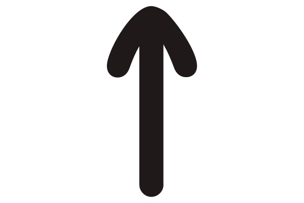 Bold Black Arrow Symbol