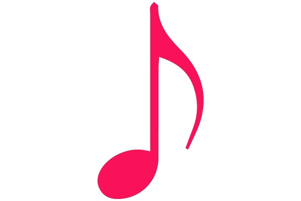 Pink Musical Note