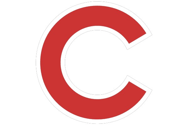 Red Circle on White Background