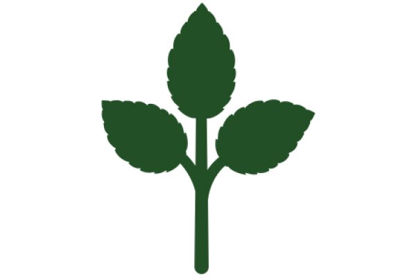 Simplicity in Design: A Single Leaf Icon