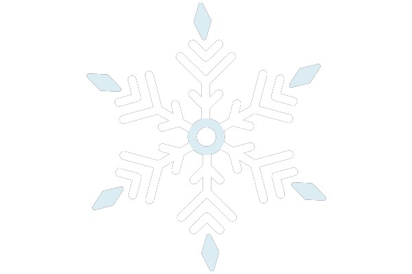 Snowflake 16: A Festive Symbol for Your Holiday Designs