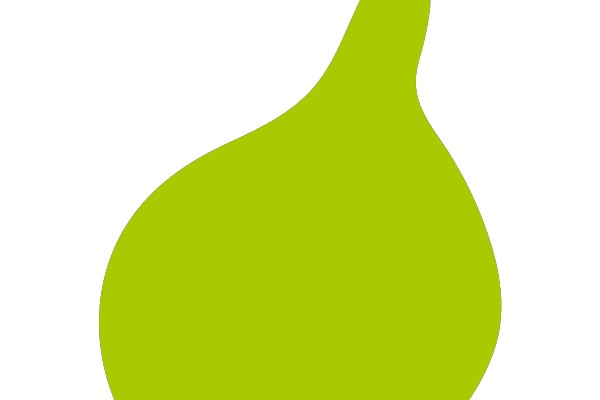 Green Pear Silhouette
