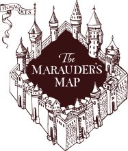 The Marauder's Map: A Hogwarts Illustration